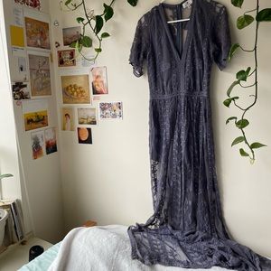 Socialite “Light my Fire” Lace Overlay Dress